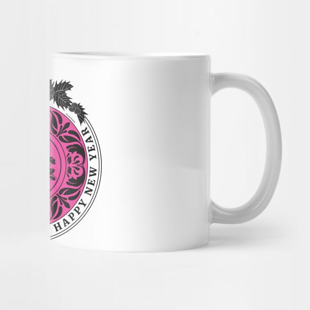 Pink Christmas Ornament. by vjvgraphiks